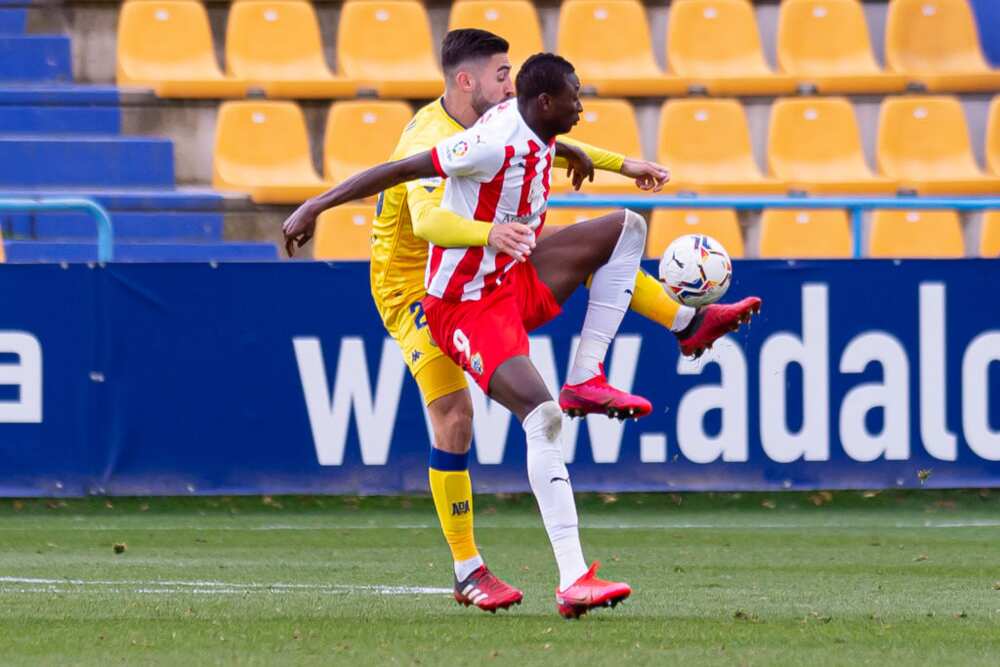 Sadiq Umar scores hat-trick to inspire Almeria to triumph over Ponferradina 3-1