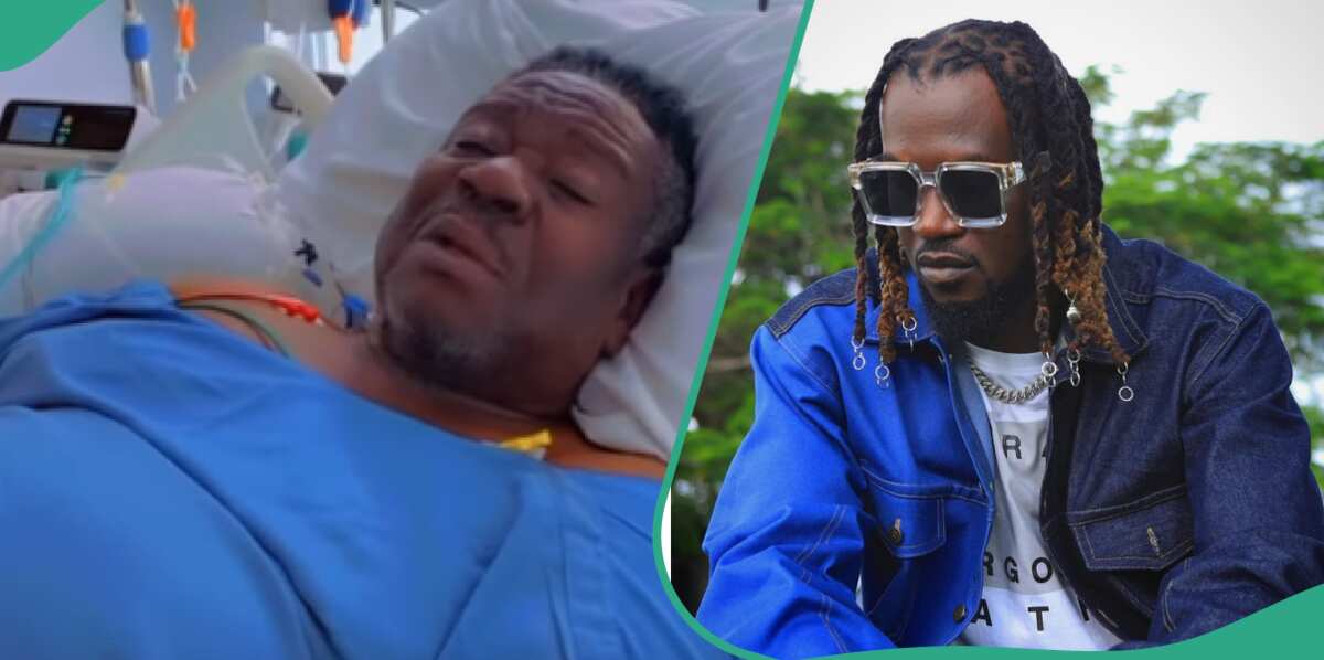 WATCH: Video of Mr Ibu's final moments as he prayed for Paul PSquare hours before his demise surfaces