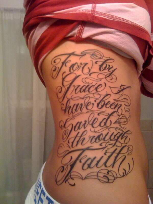 Bible verse tattoos for guys and females - Legit.ng