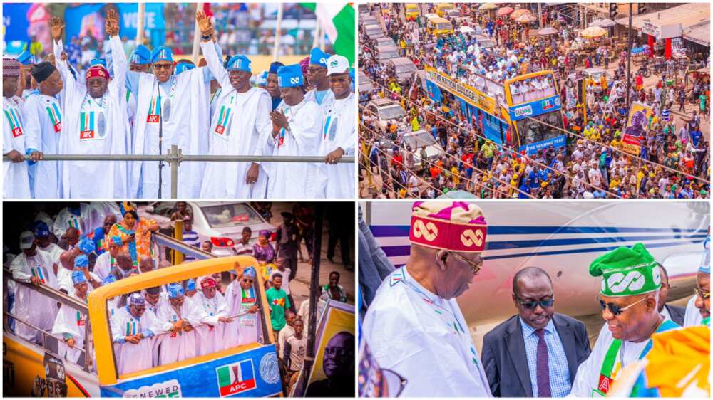 Tinubu in Lagos rally/Naira notes/2023 presidential election