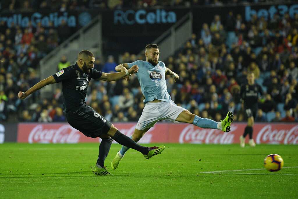 Benzema scores as Real Madrid beat Celta Vigo 4-2 in La Liga showdown