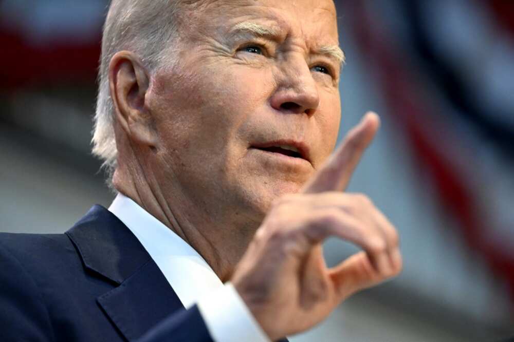 US President Joe Biden gave a speech on his "Bidenomics" economic agenda in Largo, Maryland US President Joe Biden gave a speech on his "Bidenomics" economic agenda in Largo, Maryland
