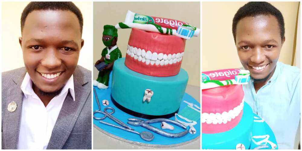 Baker wows many with teeth cake he designed for a dentist, people praise him