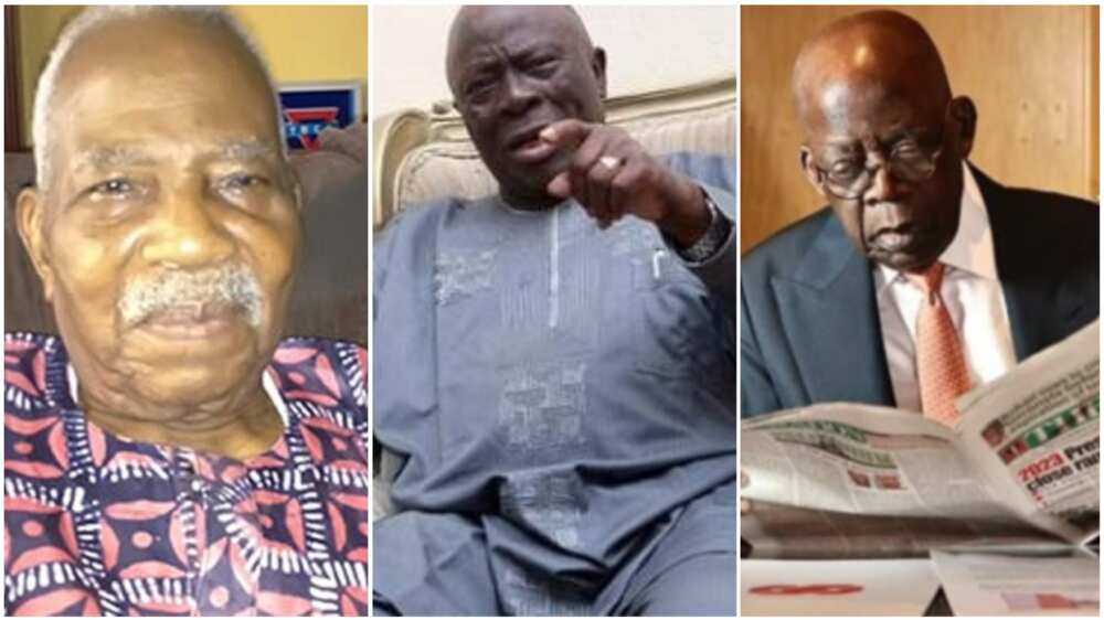 Bola Tinubu/Pa Reuben Fasoranti/Ayo Adebanjo/2023 Election/Afenifere Bola Tinubu/Pa Reuben Fasoranti/Ayo Adebanjo/2023 Election/Afenifere