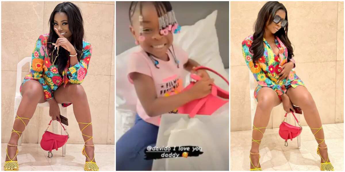 Is that Imade's bag? Nigerians react as Sophia Momodu rocks daughter's gift from Davido