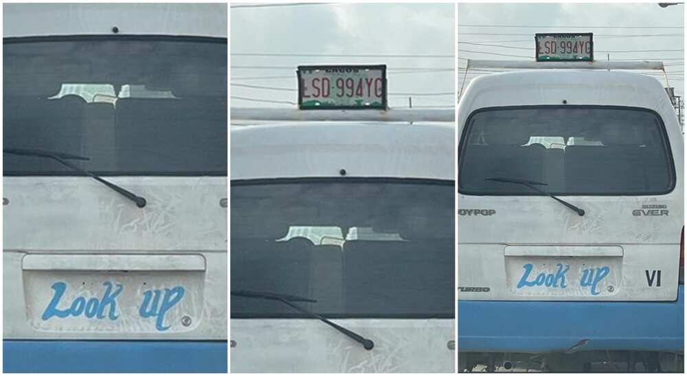 Strange plate number seen in Lagos state.
