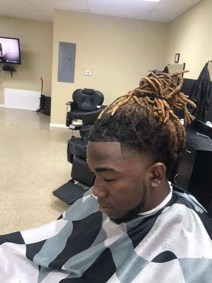 Dreadlocks with drop fade