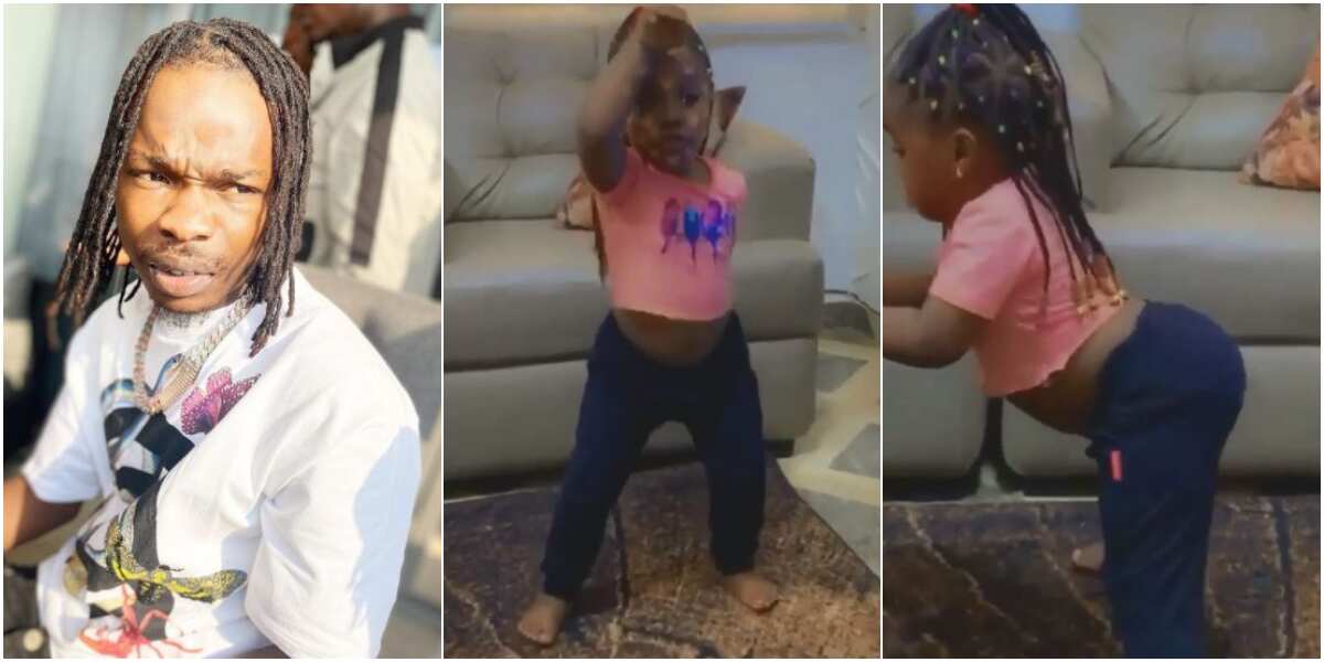 Singer Naira Marley reacts as little girl dances to his song (video)