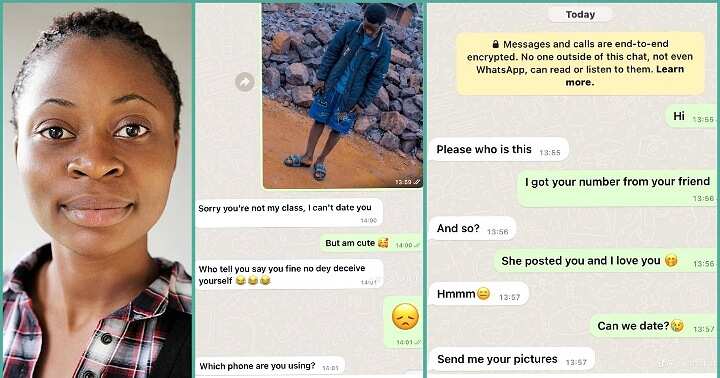 Whataspp chats between Nigerian lady and an admirer goes viral