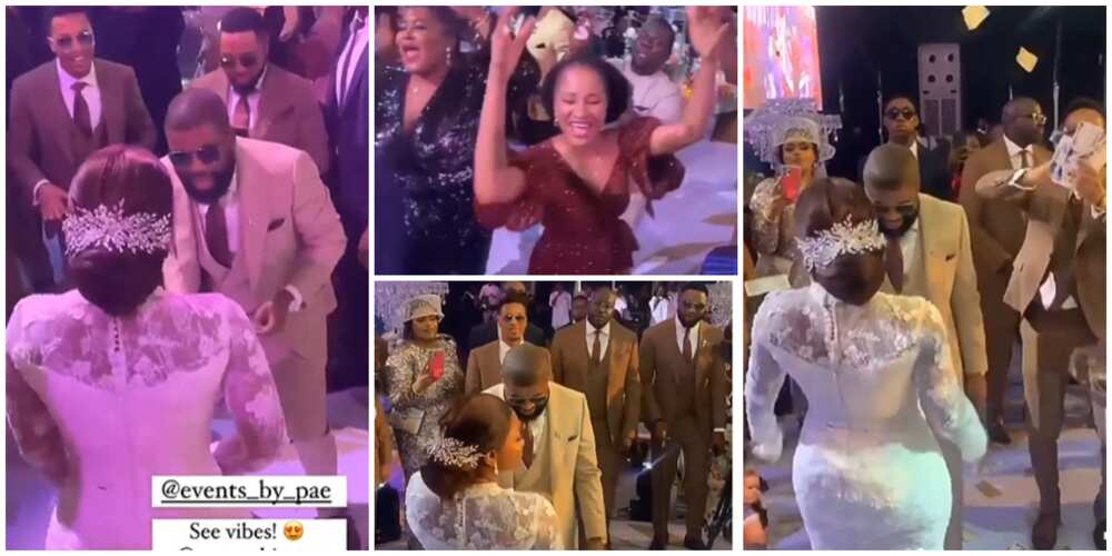 Mercy Chinwo and husband wedding reception
