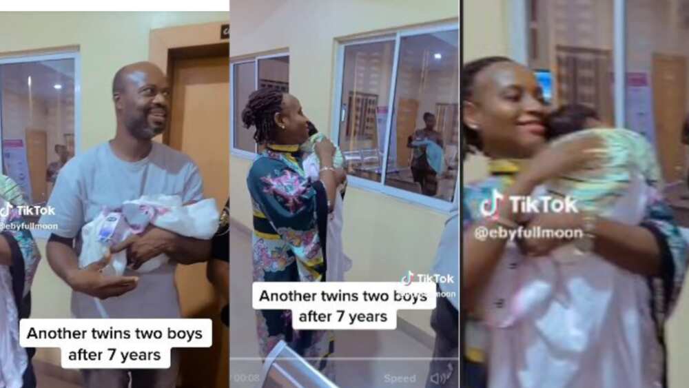 Couple's excited on receiving the news of second set of twins