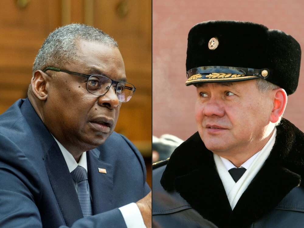 Secretary of Defense Lloyd Austin (left) and Russian Defense Minister Sergei Shoigu Secretary of Defense Lloyd Austin (left) and Russian Defense Minister Sergei Shoigu