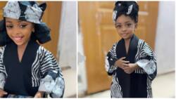 Fashion for kids: Photo of little girl in stylish bubu gown leaves fashionistas in awe