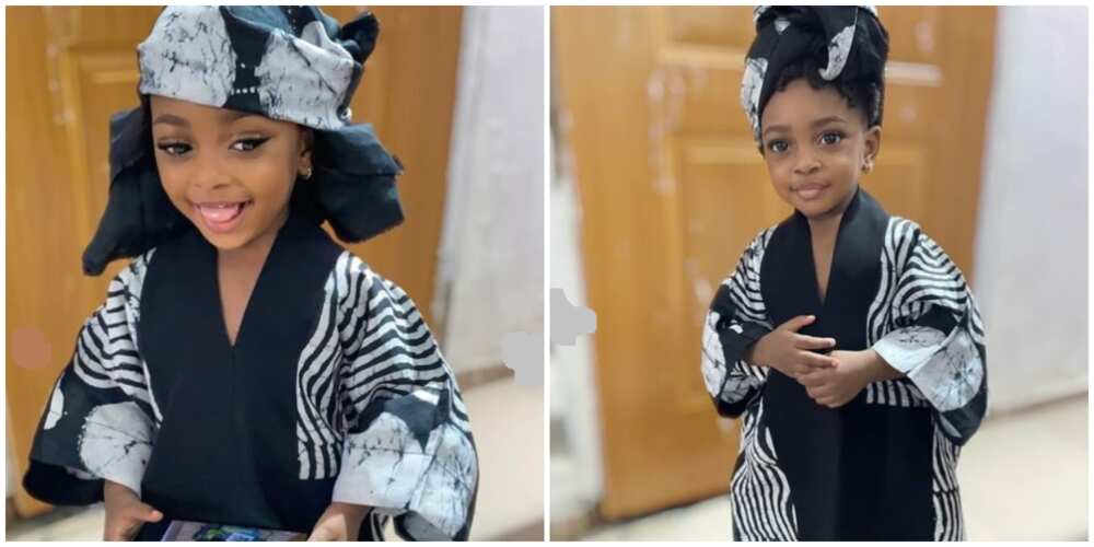 Fashion for Kids: Photo of Little Girl in Stylish Bubu Gown Leaves  Fashionistas in Awe 