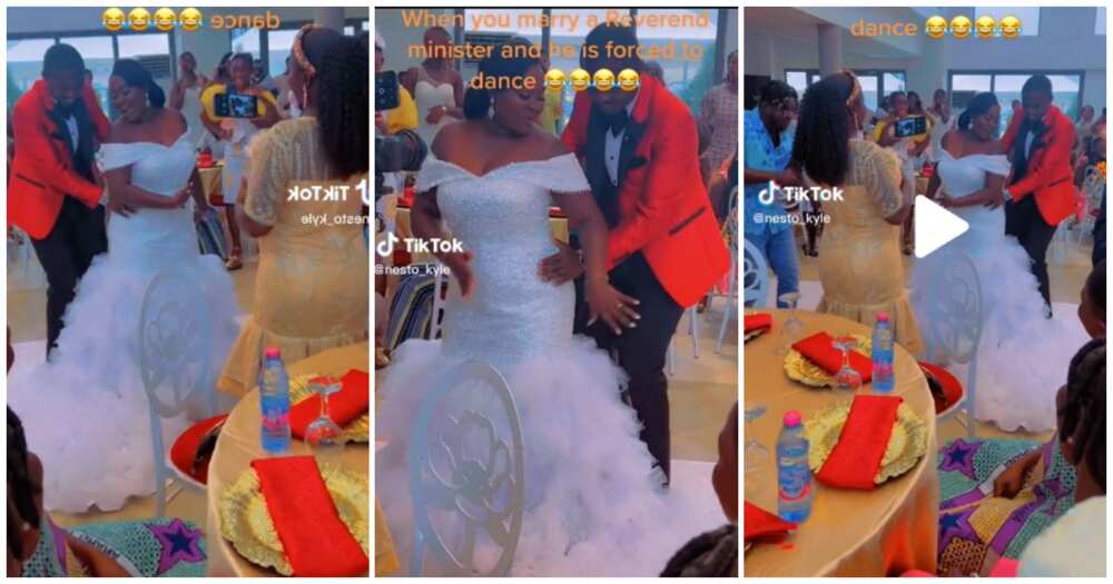 Funny Video Shows Moment Groom Refuses to Rock His Bride as They Dance, Gives Her Space Funny Video Shows Moment Groom Refuses to Rock His Bride as They Dance, Gives Her Space