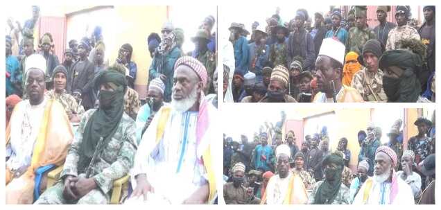 PHOTOS: Sheik Gumi meets bandits in Zamfara forests