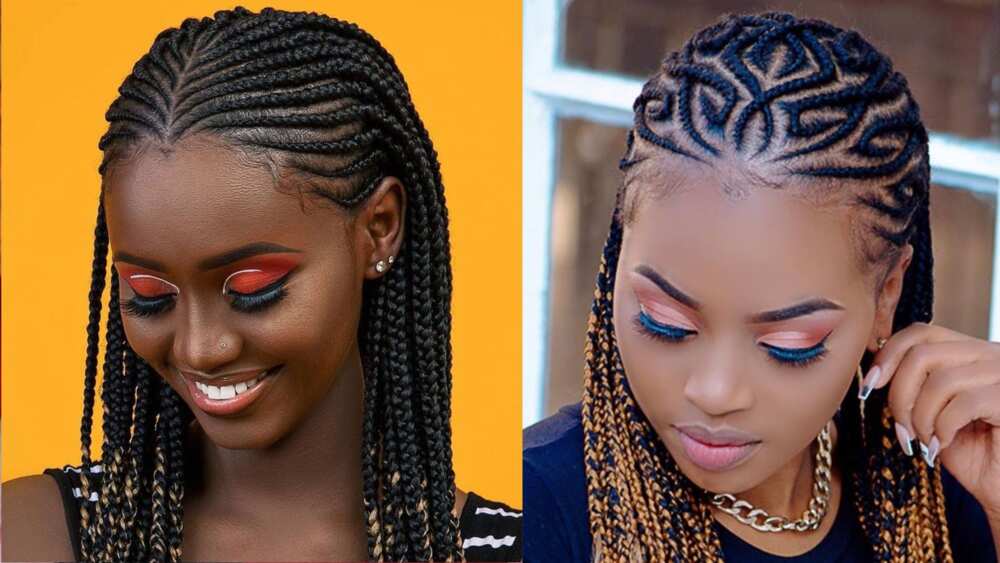 30+ top Ghana weaving styles for oval faces: A perfect match for