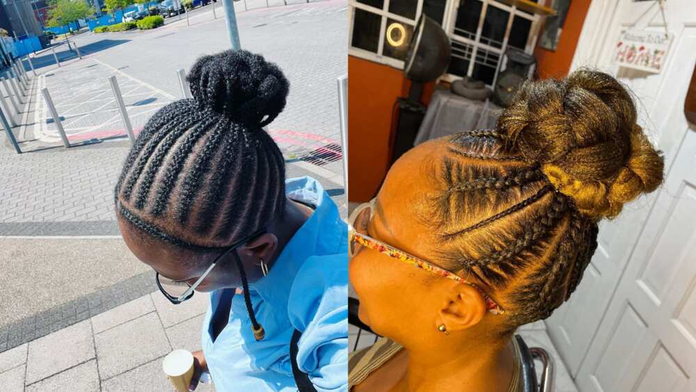 Gorgeous and simple cornrow Styles #African braided hairstyles 