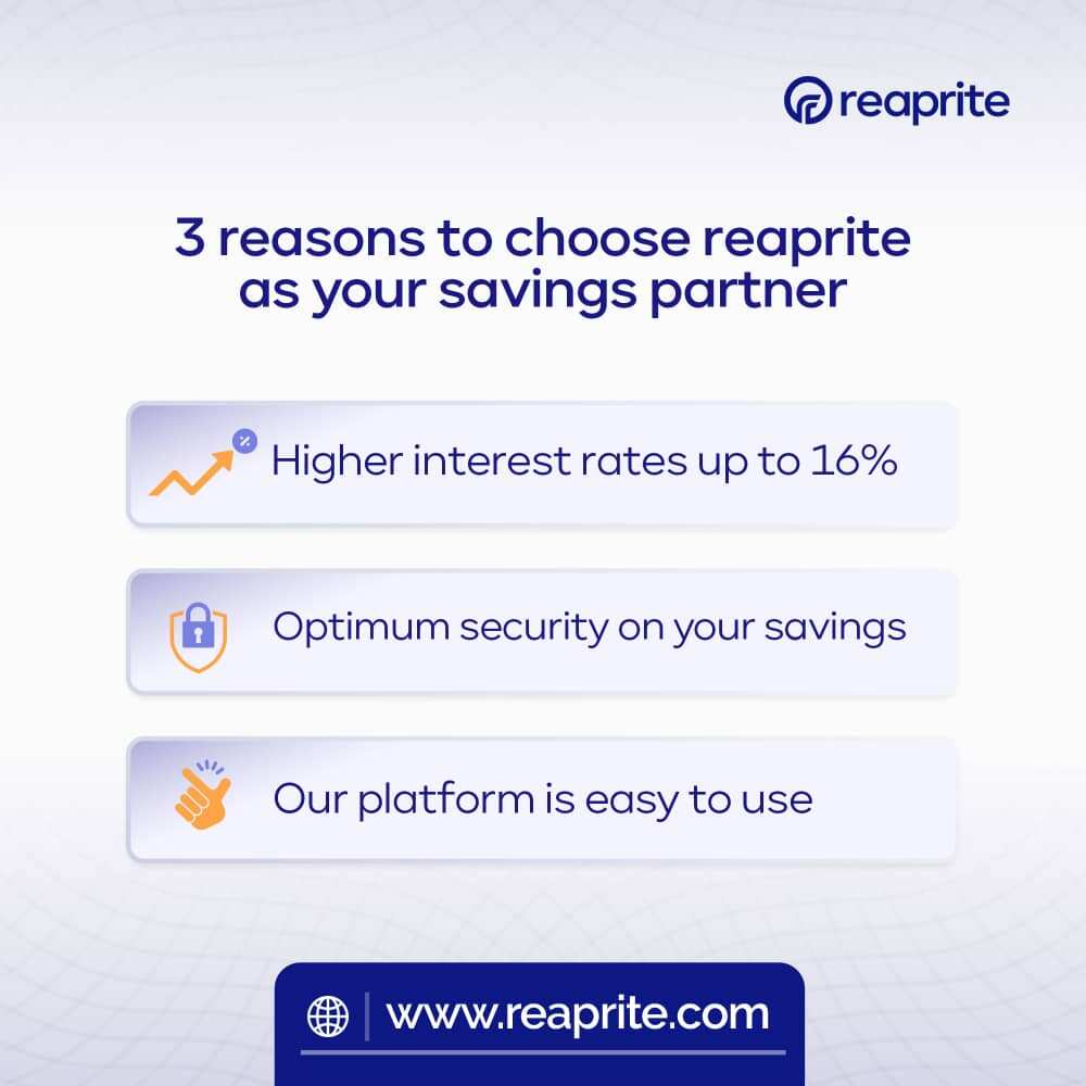 Reaprite: Your seamless savings and investment platform