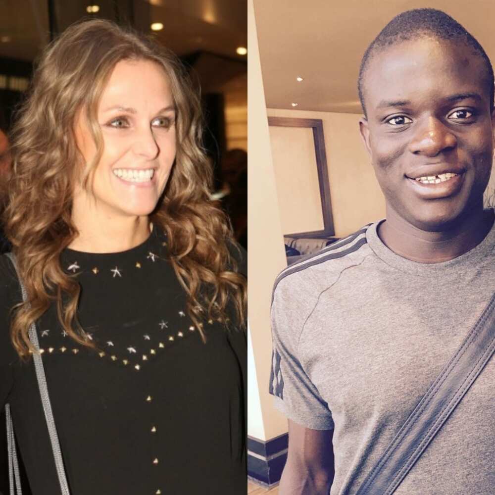 Jude Littler et N'Golo Kante Jude Littler et N'Golo Kante