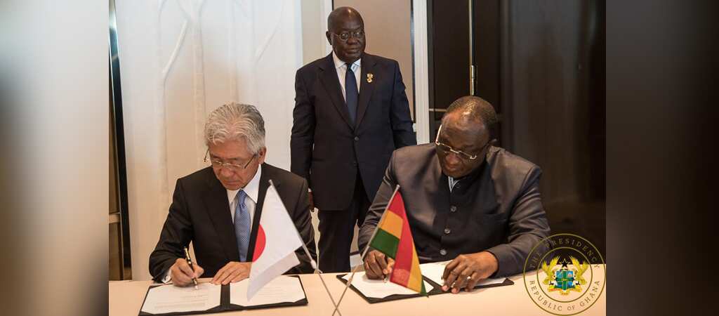 Image result for ghana president reaches deal with toyota at TICAD images