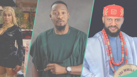 Junior Pope: Angela Okorie reacts to Yul Edochie’s reason for not attending the late actor’s burial