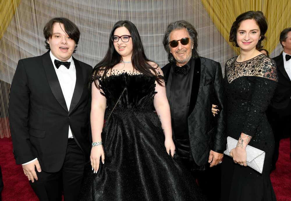 Anton James Pacino, Olivia Pacino, Al Pacino, et Julie Marie Pacino.
Photo : Kevork Djansezian/Getty Images