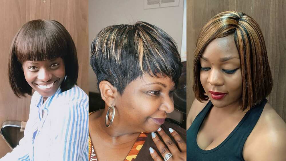 Short weave hairstyles for black women