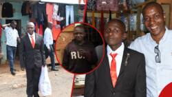 Man rescued from the streets gets lovely suit from well-wisher after joining church choir