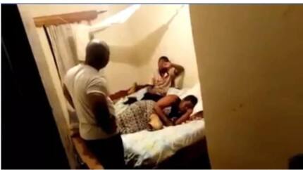 Many are surprised at the reaction of a man who catches his wife red-handed in bed with student (video)