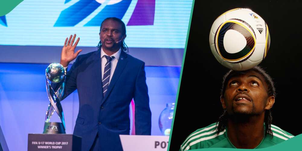 The video that Kanu Nwankwo, the former Super Eagles captain, has gone broke and poor, is false.