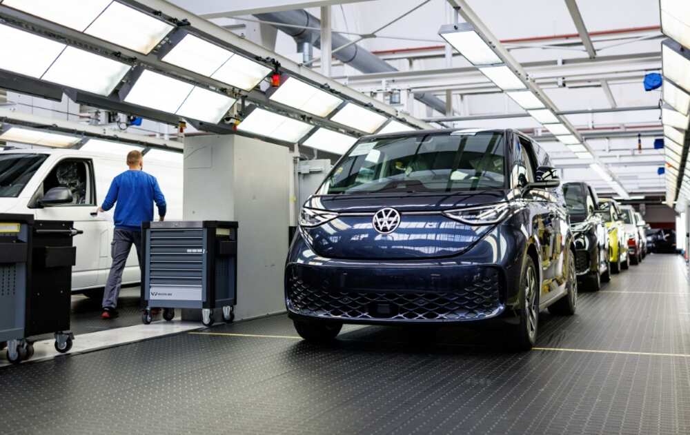 Volkswagen -- its fully electric-driven microbus ID Buzz is seen here -- has signed a tentative deal with the Canadian government to improve its access to the rare metals needed to produce the vehicles