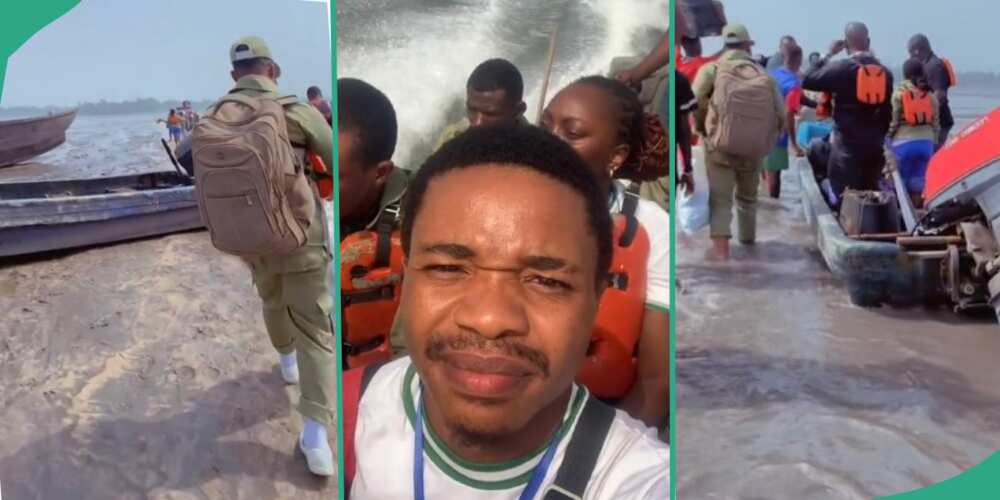 Corper uses boat to get to his PPA, gets scared