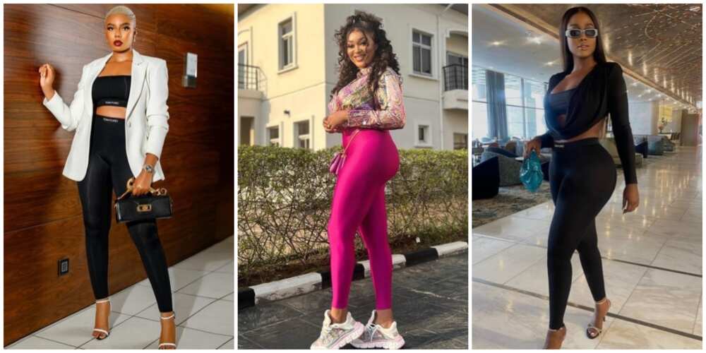 Style Focus: Nancy Isime, 4 Other Stars Slay in Fab Looks Involving Leggings  