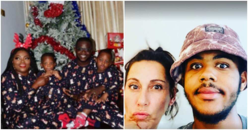 Funke Akindele's step son's mother Mella Funke Akindele's step son's mother Mella
