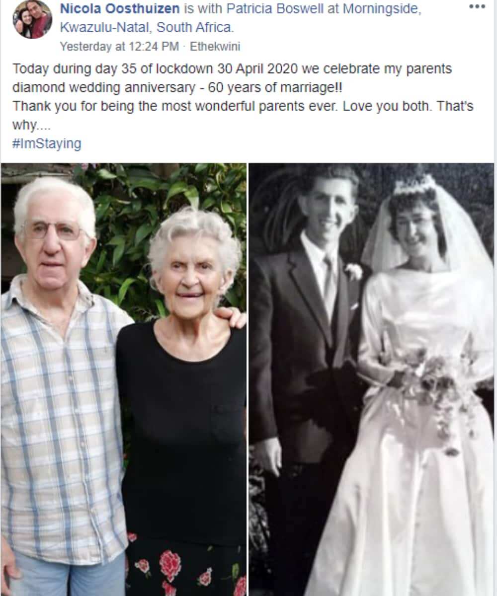 SA couple goes viral, celebrates 60 years of marriage: “Staying power”