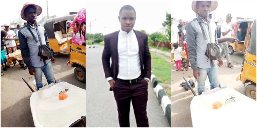 Chidubem: Nigerian graduate who makes N4500 daily from hawking garri