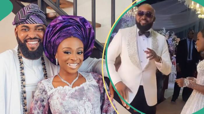 "This is so beautiful to watch": Gospel singer Neon Adejo leads praise and worship at his wedding