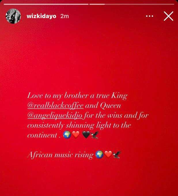 Grammy, Wizkid