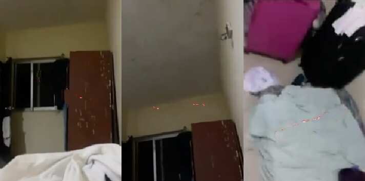 Nigerian mother shares video showing poor hostel in her son's school