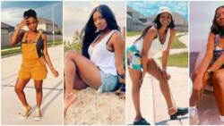 8 times mummy of one, Simi, proved she is not afraid to show skin in shorts