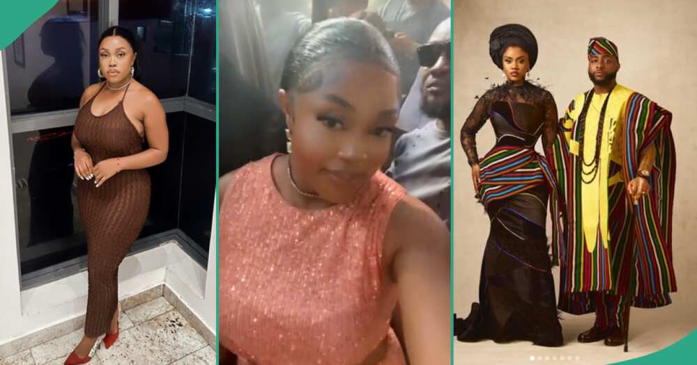 Lady shares video of man she fell in love with at Davido's wedding, searches for him online