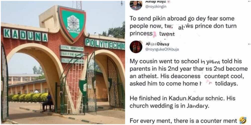 Mum teaches son who became atheist abroad, sends him to Nigerian polytechnic