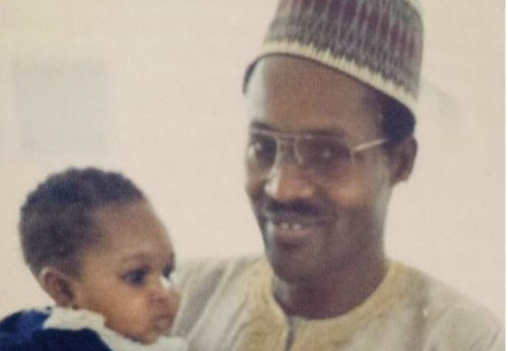 7 Adorable Throwback Photos of President Muhammadu Buhari as Young Man who Loved His Family and Job