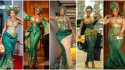Rita Dominic’s traditional wedding: Ini Edo, Uche Jombo, other celebs shutdown Owerri in lovely outfits