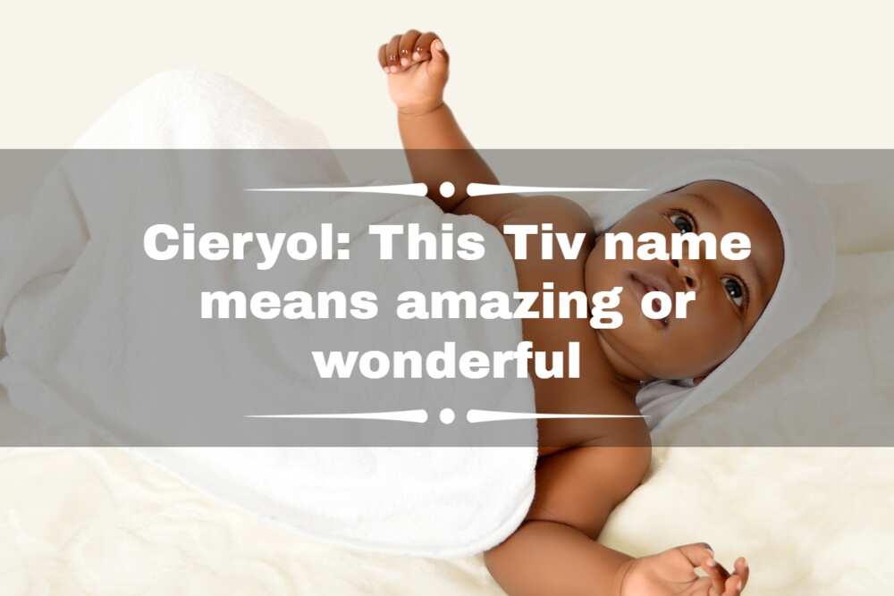 Tiv names and their meaning