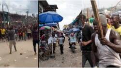 Pandemonium as traders, hoodlums clash in popular Lagos market