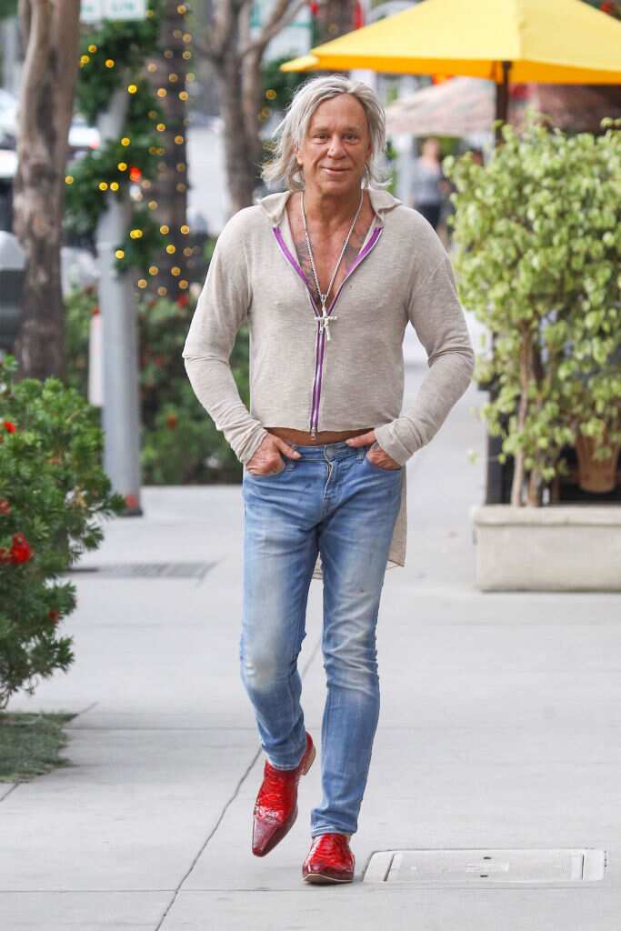 Mickey Rourke now
