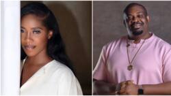 “I am pregnant for Don Jazzy too”: Tiwa Savage jokingly reacts to funny skit featuring Mavin boss