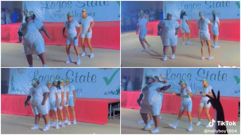 NYSC camp show/lady danced in public.